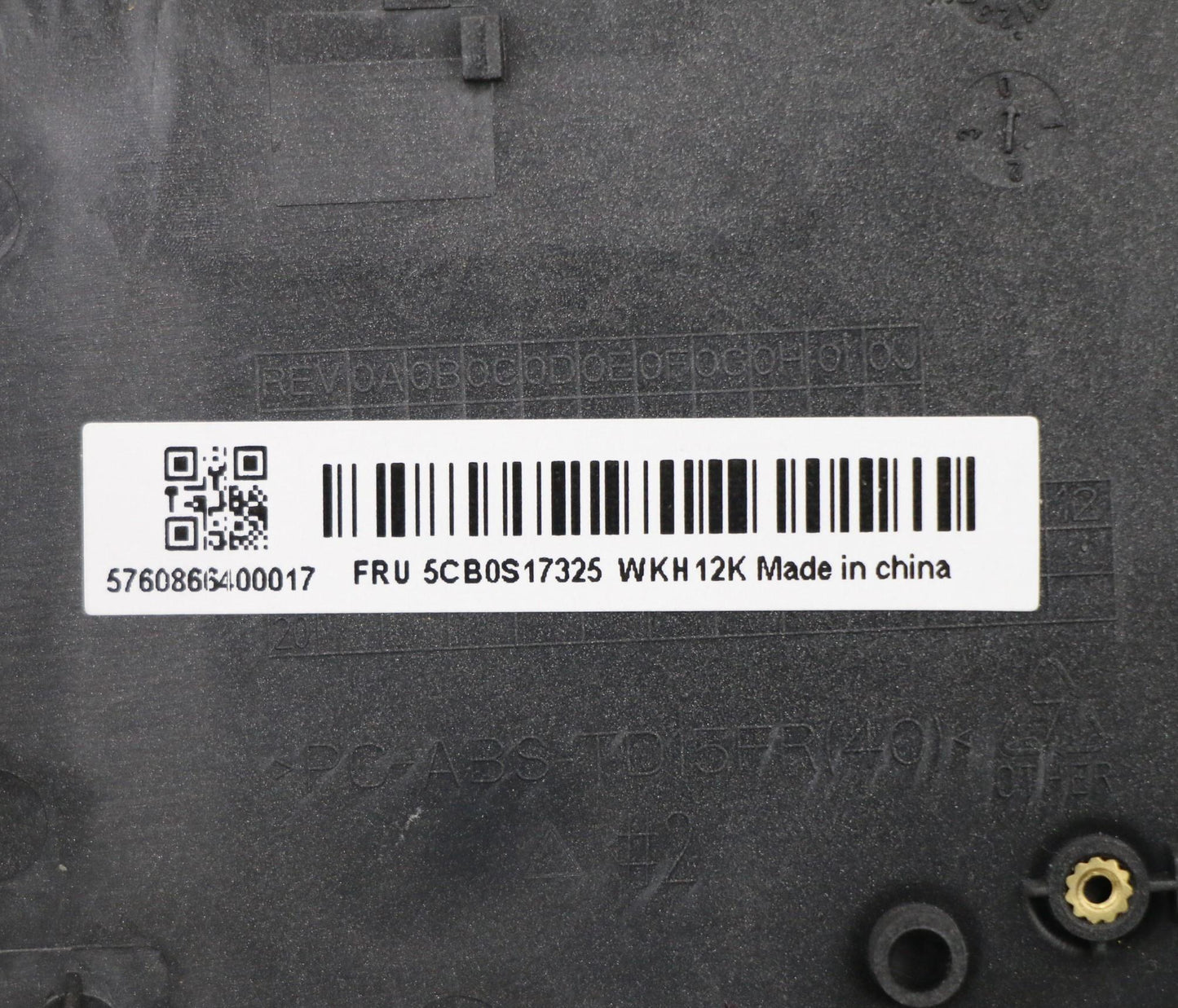 Lenovo Up Assy Pl_Blk Fp W/Blkb Heb - 5CB0S17325