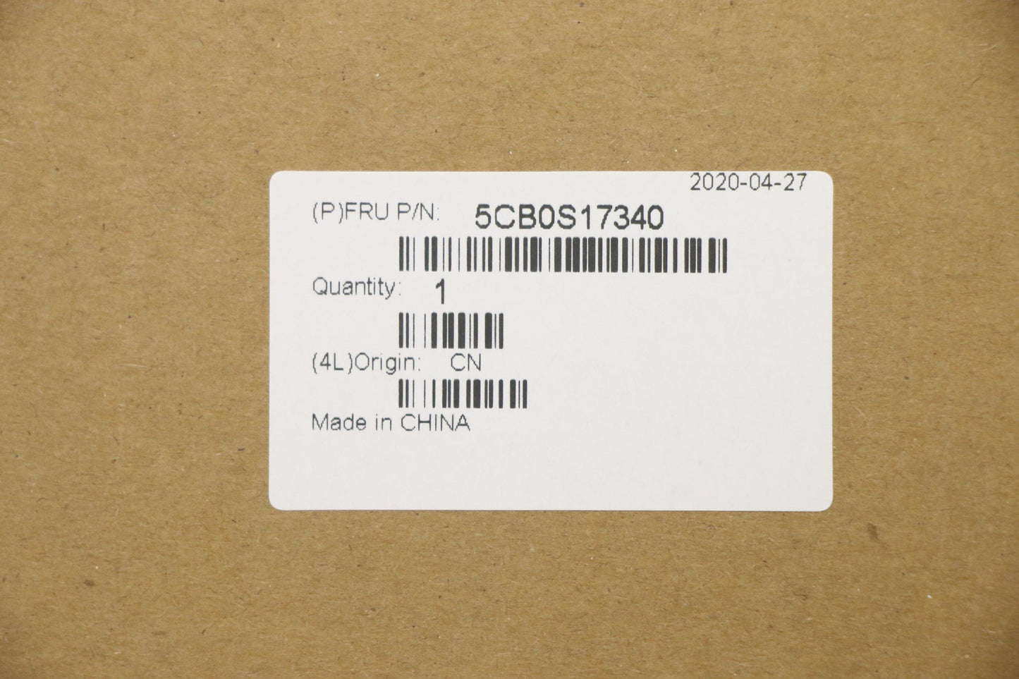 Lenovo Up Assy Pl_Blk Fp W/Blkb Bel - 5CB0S17340