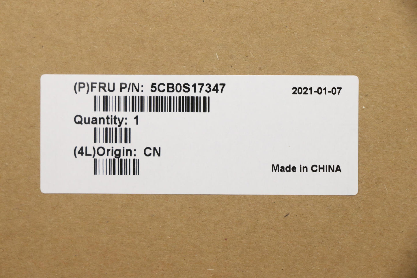 Lenovo Up Assy Pl_Blk Fp W/Blkb Ar-Fr - 5CB0S17347