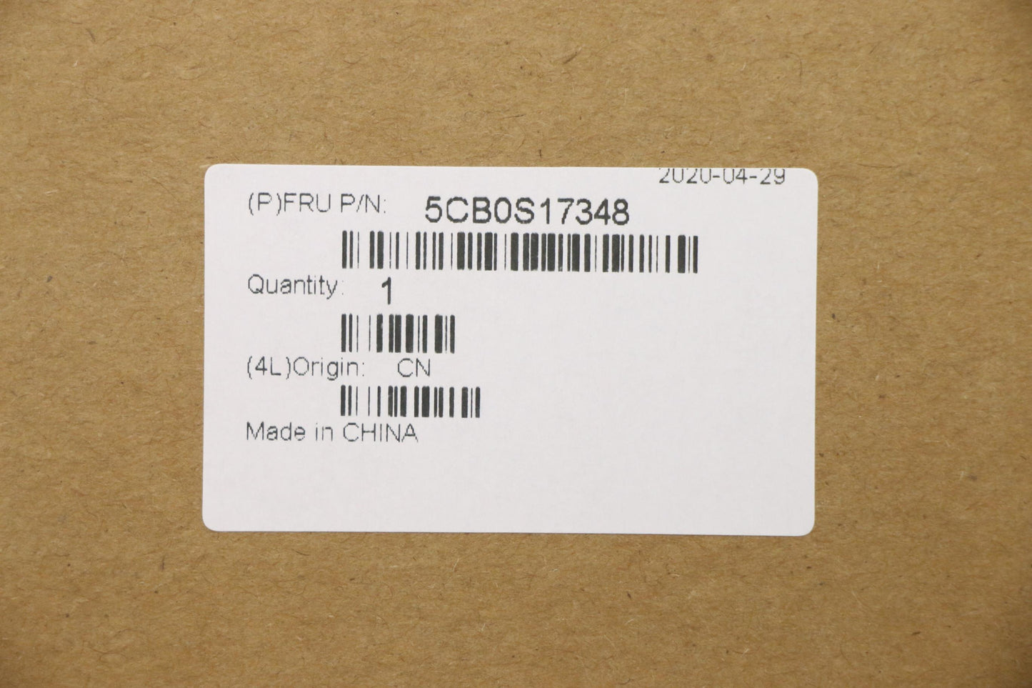 Lenovo Up Assy Pl_Blk Fp W/Blkb Ukr - 5CB0S17348