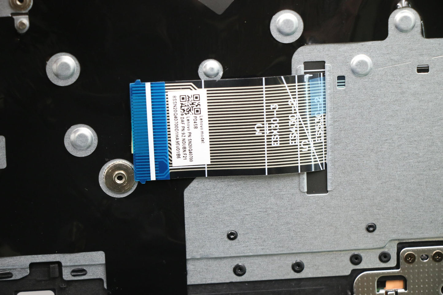 Lenovo C-Cover with Keyboard, US English, Backlit, Fingerprint - 5CB0S17349