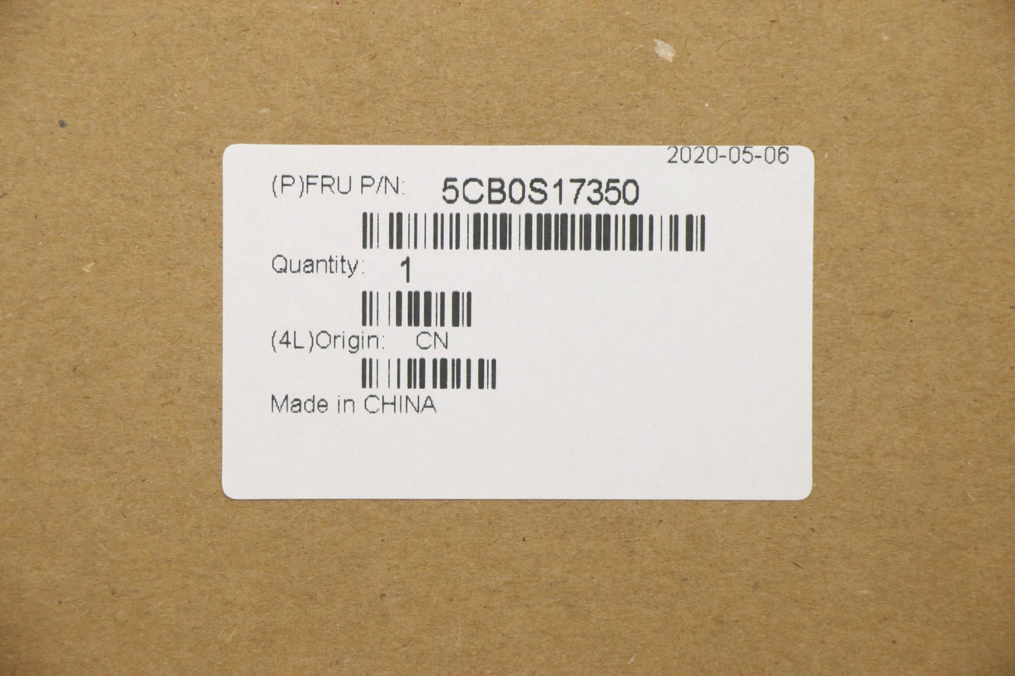Lenovo Up Assy Pl_Blk Nfp W/Blkb Us - 5CB0S17350