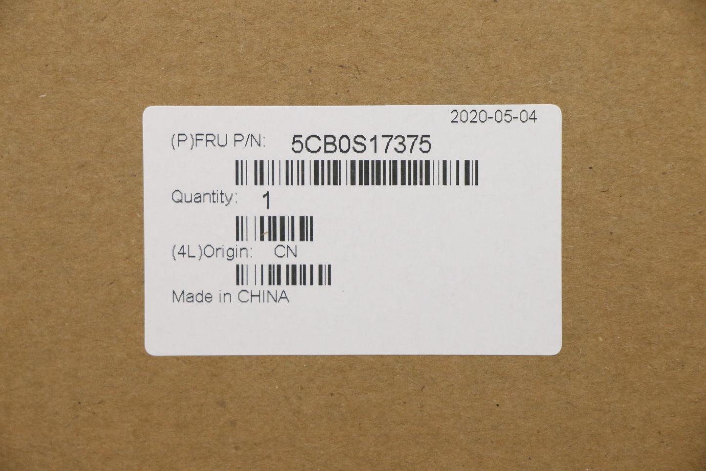 Lenovo Up Assy Pl_Blk Nfp W/Blkb Sw - 5CB0S17375
