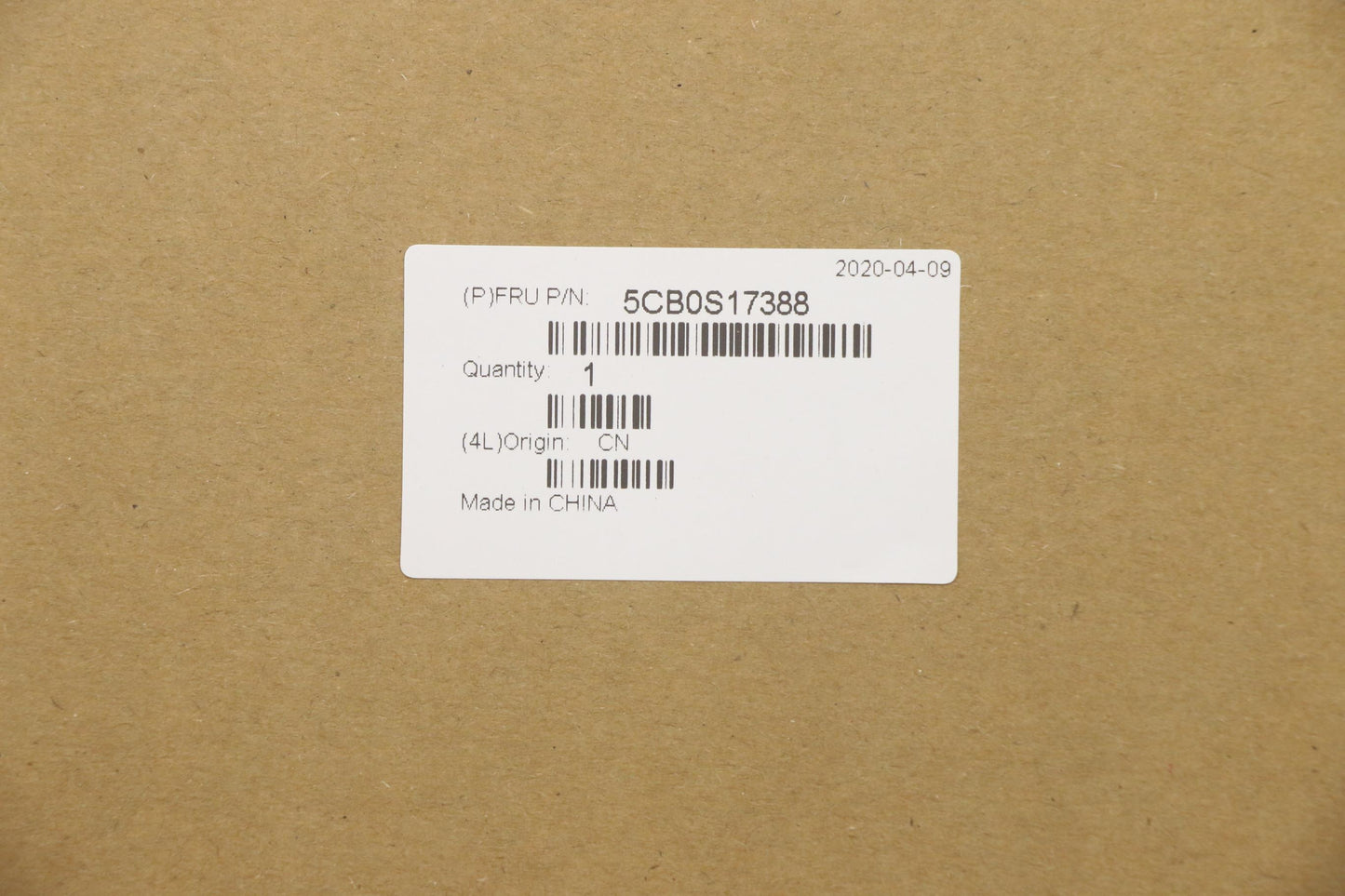 Lenovo Up Assy Pl_Blk Fp W/Nblkb Ar-E - 5CB0S17388