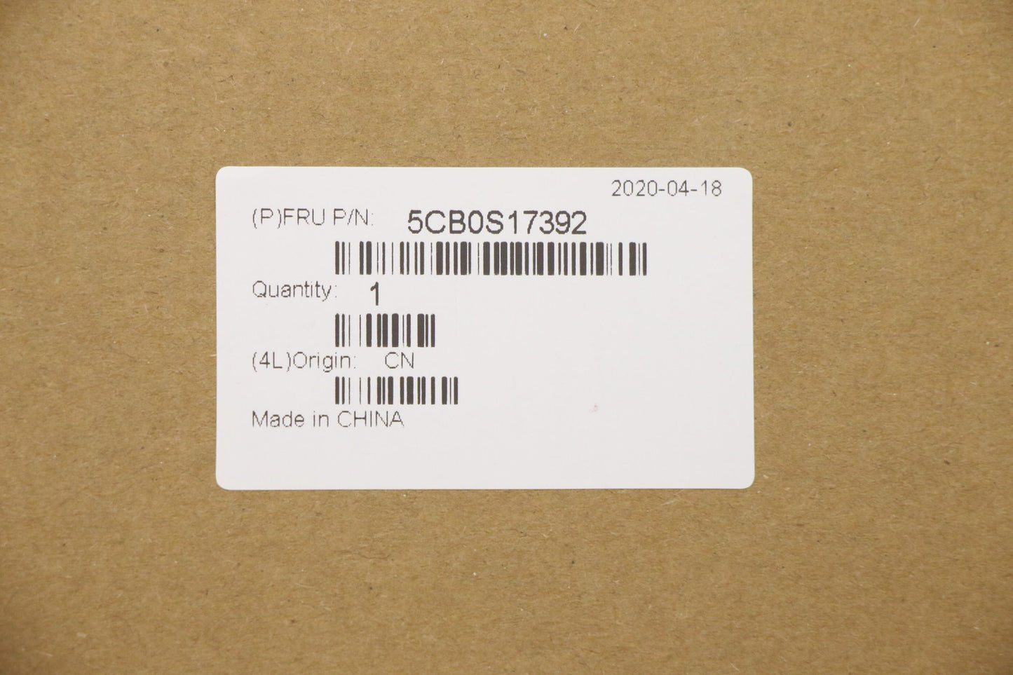Lenovo Up Assy Pl_Blk Fp W/Nblkb Uk - 5CB0S17392