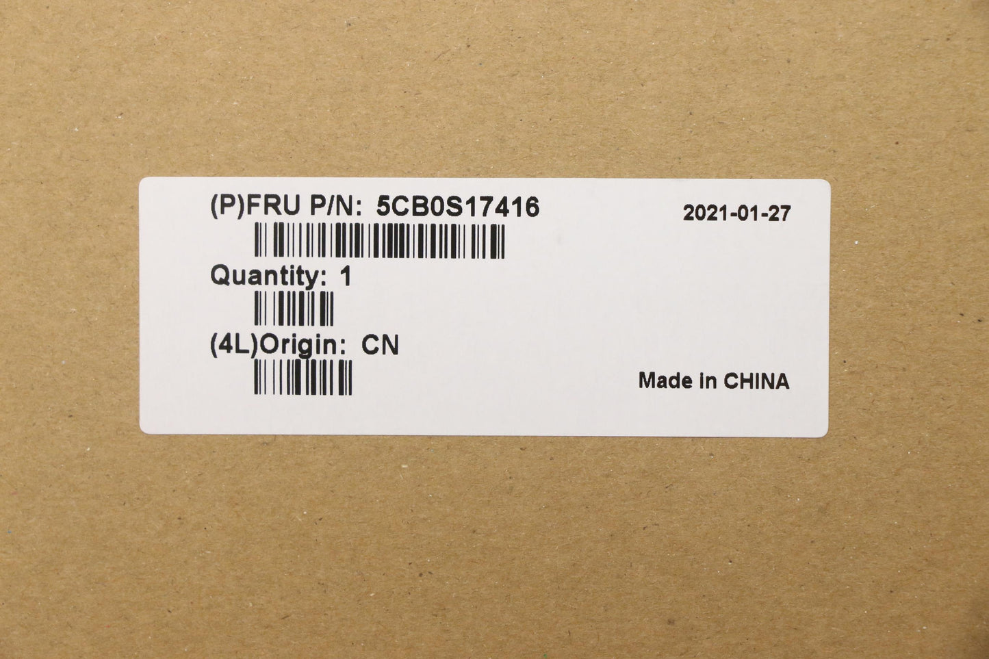 Lenovo Up Assy Pl_Blk Nfp W/Nblkb Kor - 5CB0S17416