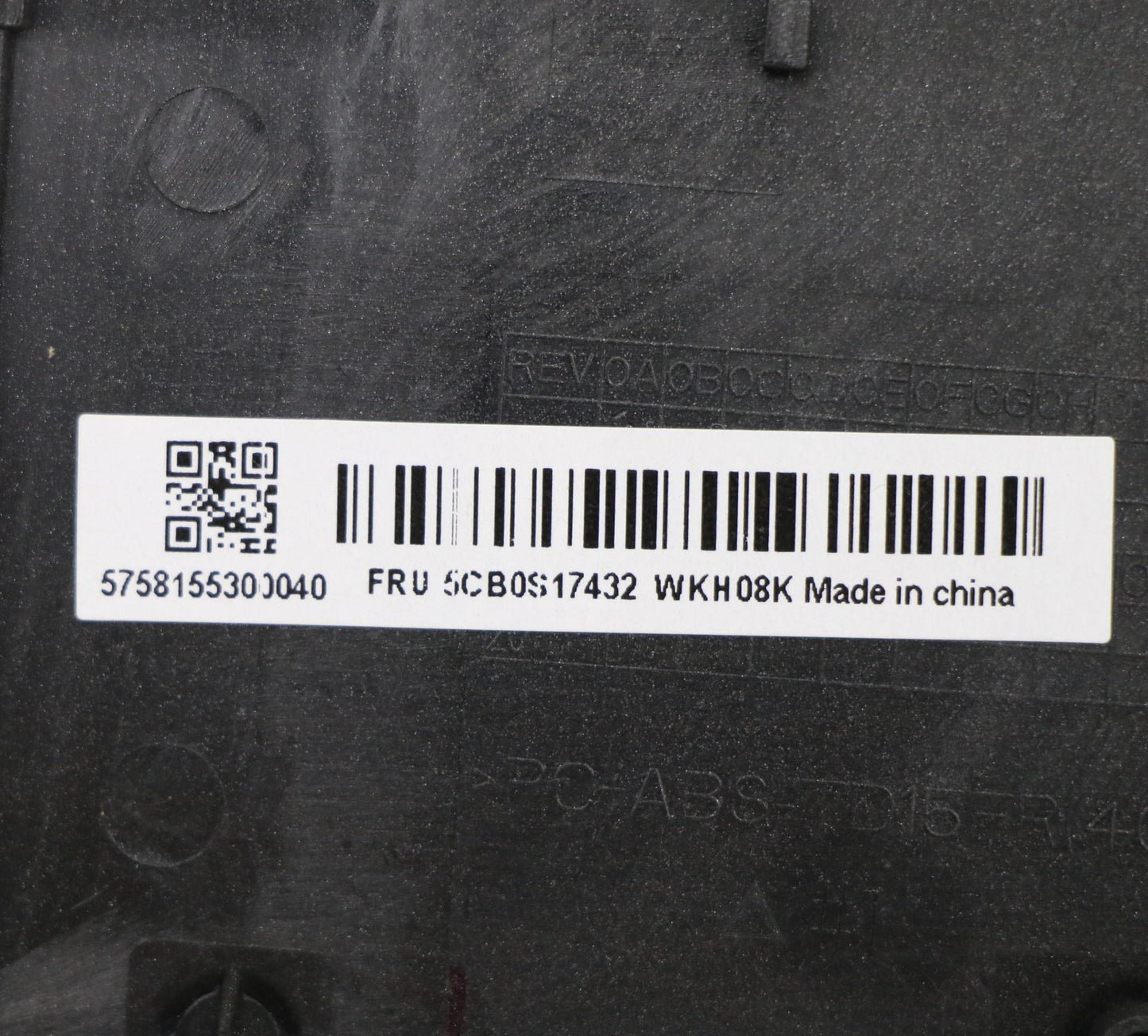 Lenovo Up Assy Pl_Blk Nfp W/Nblkb Ger - 5CB0S17432