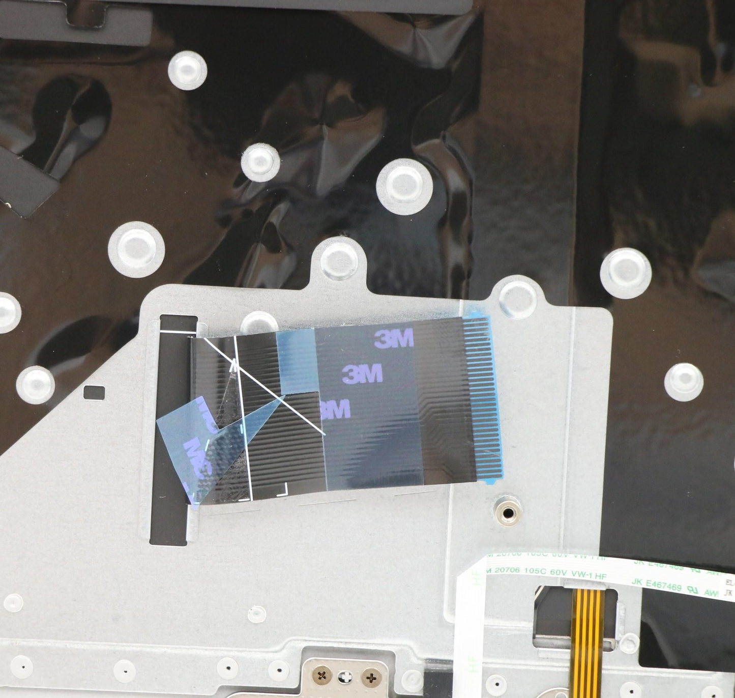 Lenovo Up Assy Pl_Gry Fp W/Blkb Kor - 5CB0S17447