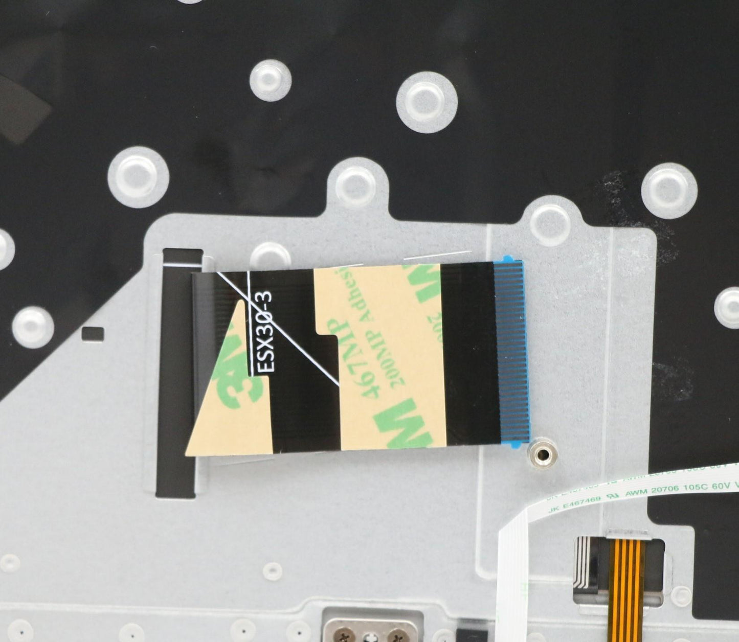 Lenovo Up Assy Pl_Gry Fp W/Blkb Uk - 5CB0S17454