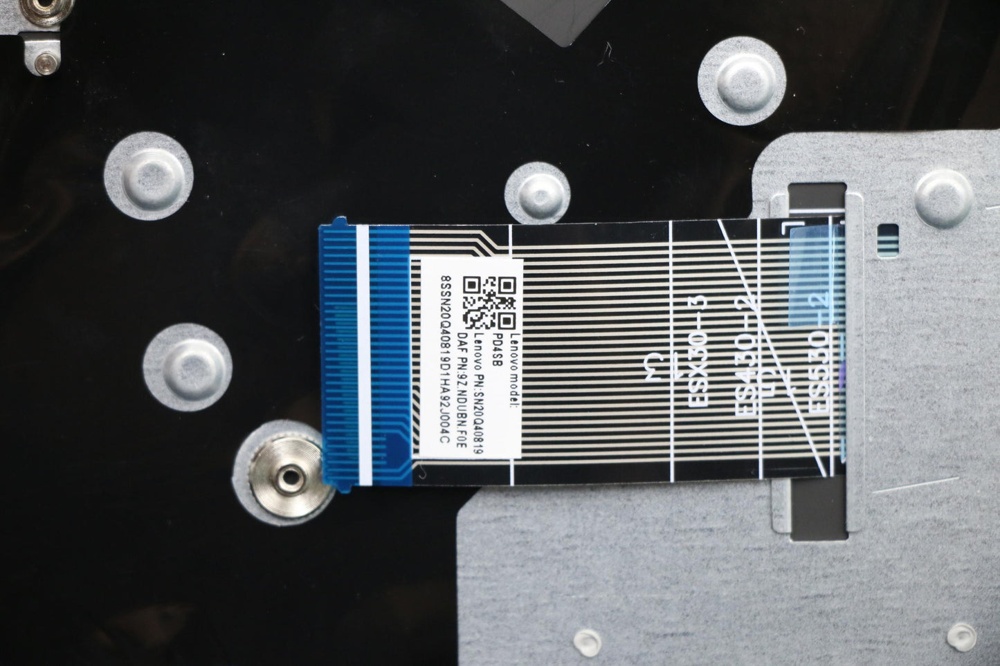 Lenovo Up Assy Pl_Gry Fp W/Blkb Ita - 5CB0S17455