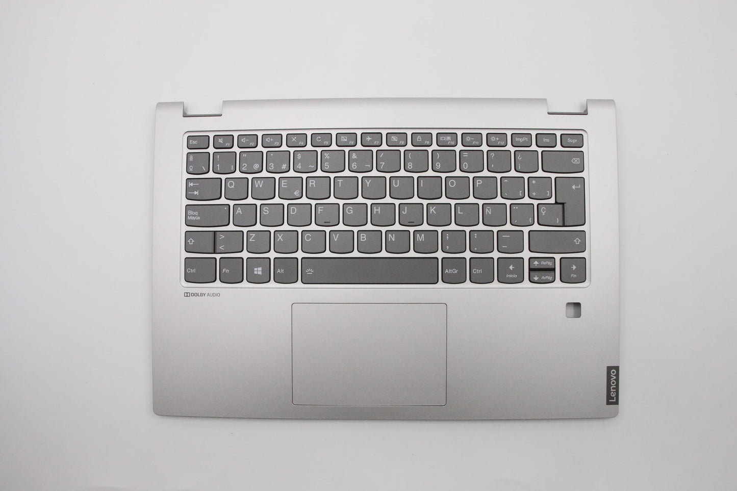 Lenovo Up Assy Pl_Gry Fp W/Blkb Spn - 5CB0S17456