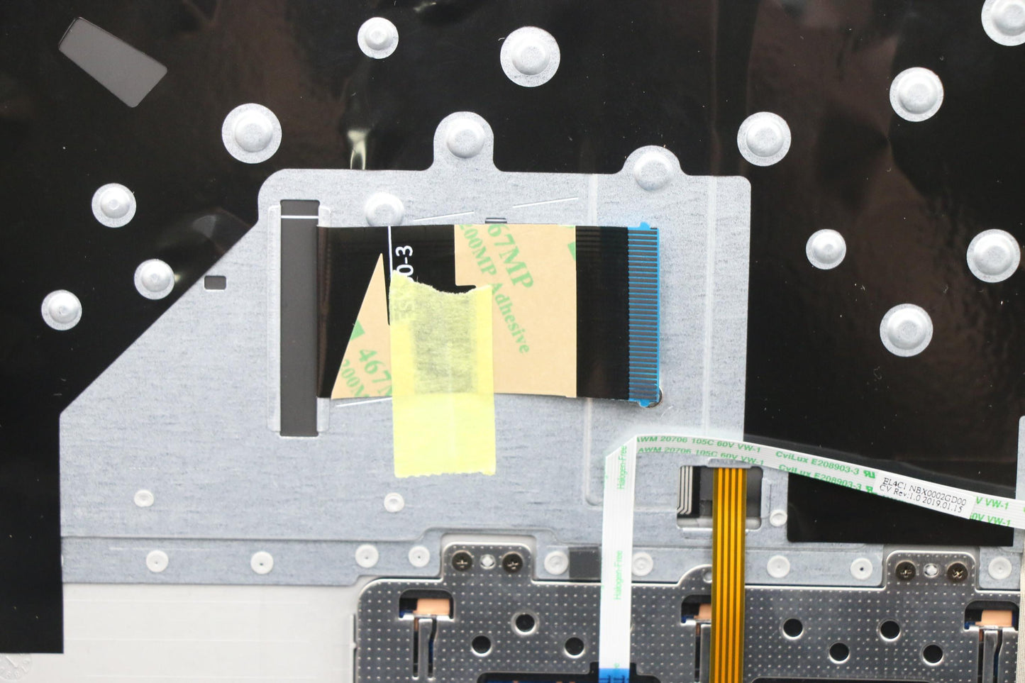 Lenovo Up Assy Pl_Gry Fp W/Blkb Spn - 5CB0S17456