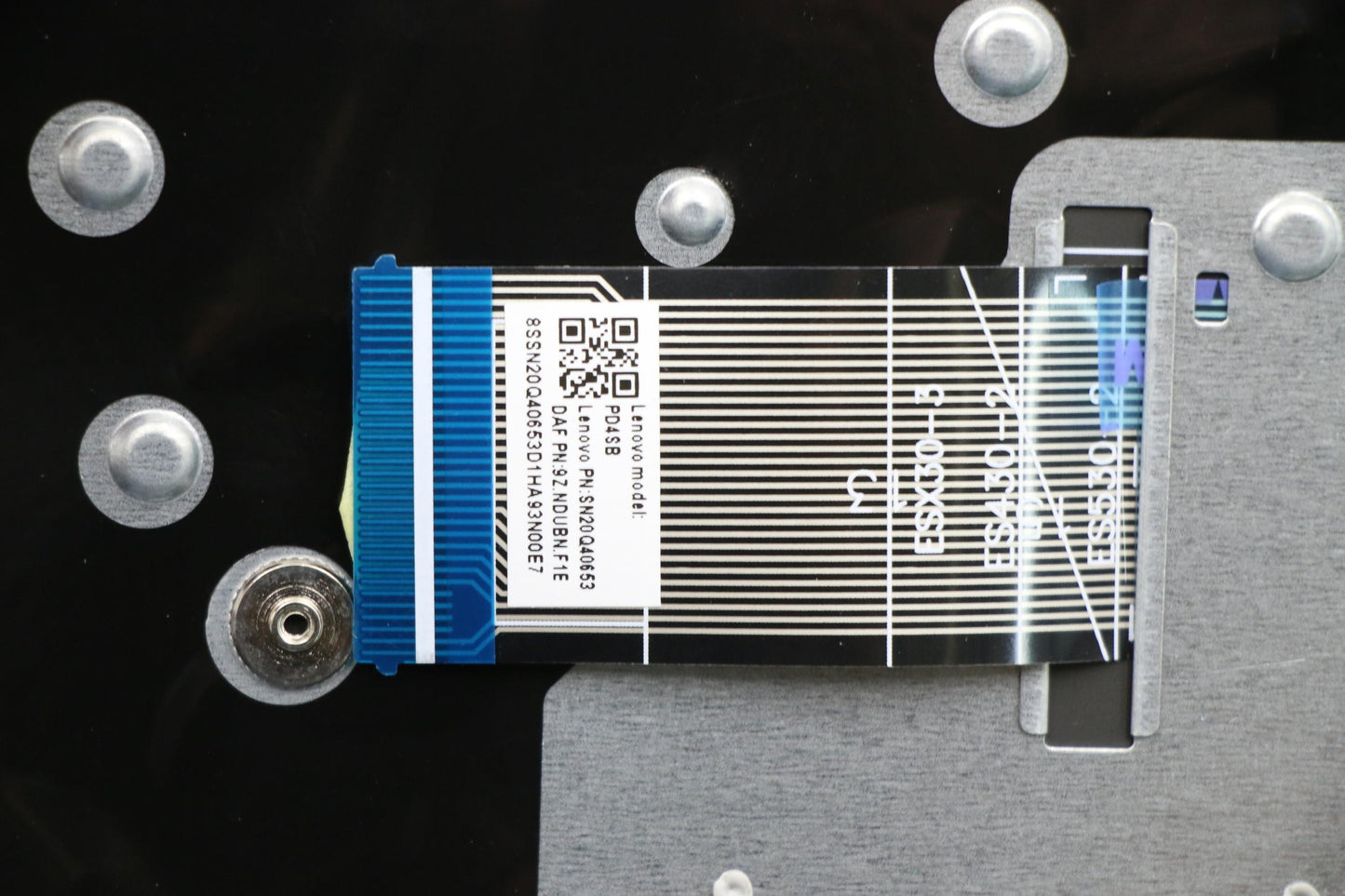 Lenovo Up Assy Pl_Gry Fp W/Blkb Latin - 5CB0S17459
