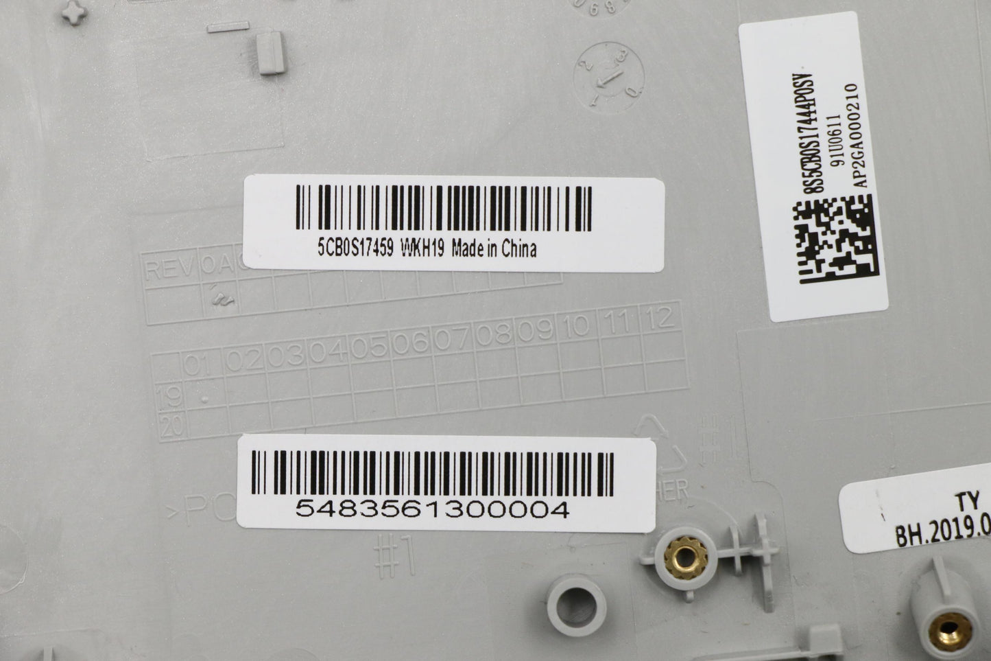 Lenovo Up Assy Pl_Gry Fp W/Blkb Latin - 5CB0S17459