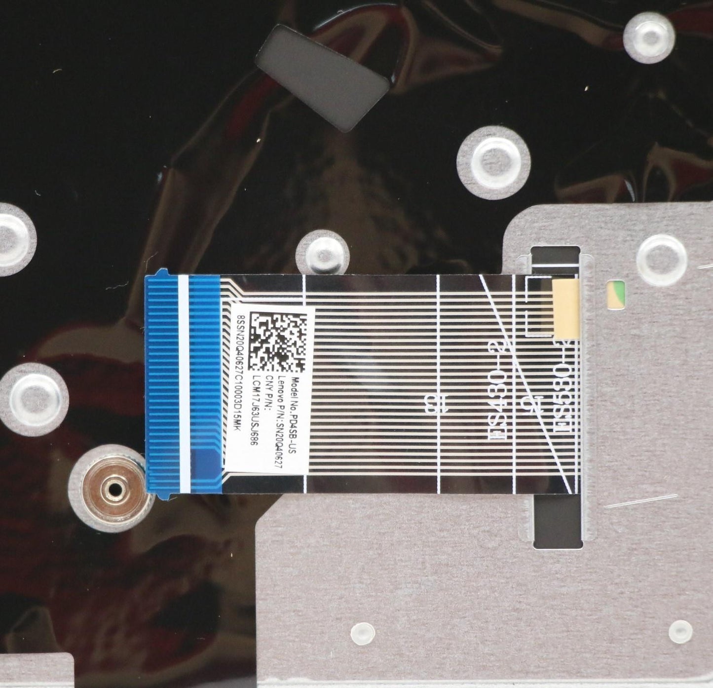 Lenovo Up Assy Pl_Gry Nfp W/Blkb Us - 5CB0S17476