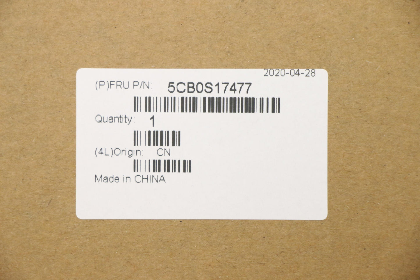 Lenovo Up Assy Pl_Gry Nfp W/Blkb Grk - 5CB0S17477