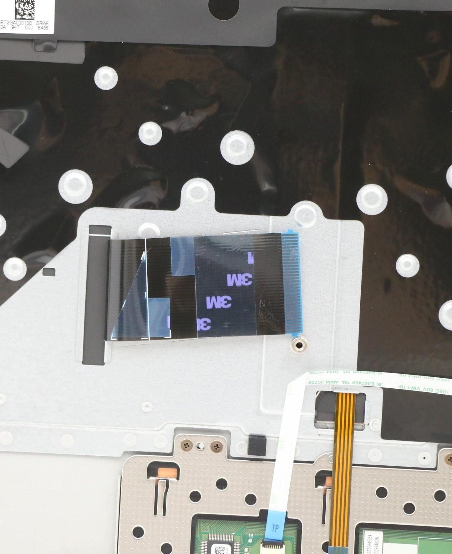 Lenovo Up Assy Pl_Gry Nfp W/Blkb Port - 5CB0S17490