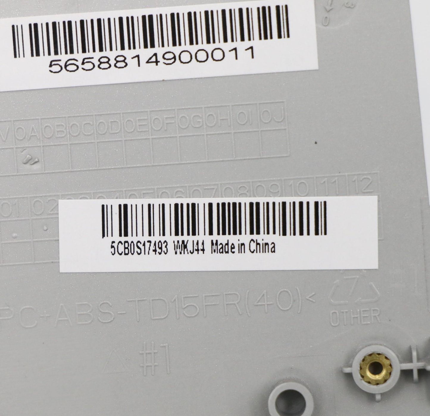 Lenovo Up Assy Pl_Gry Nfp W/Blkb Nord - 5CB0S17493