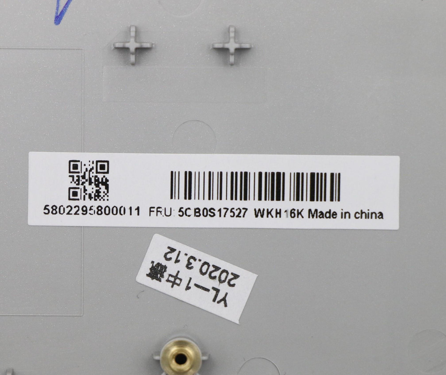 Lenovo Up Assy Pl_Gry Fp W/Nblkb Ger - 5CB0S17527