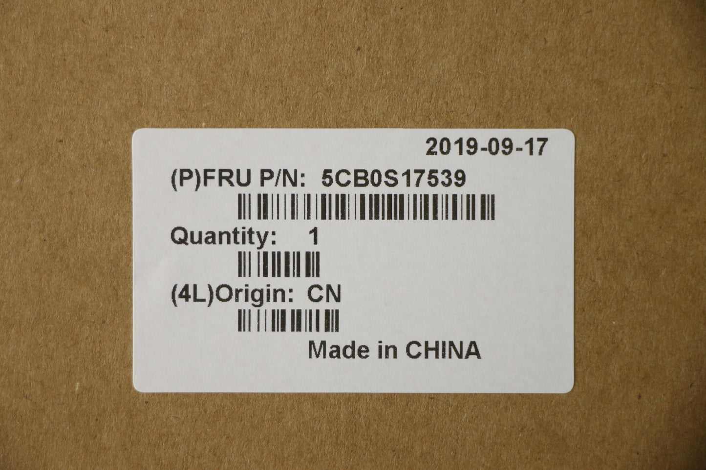 Lenovo Up Assy Pl_Gry Nfp W/Nblkb Us - 5CB0S17539