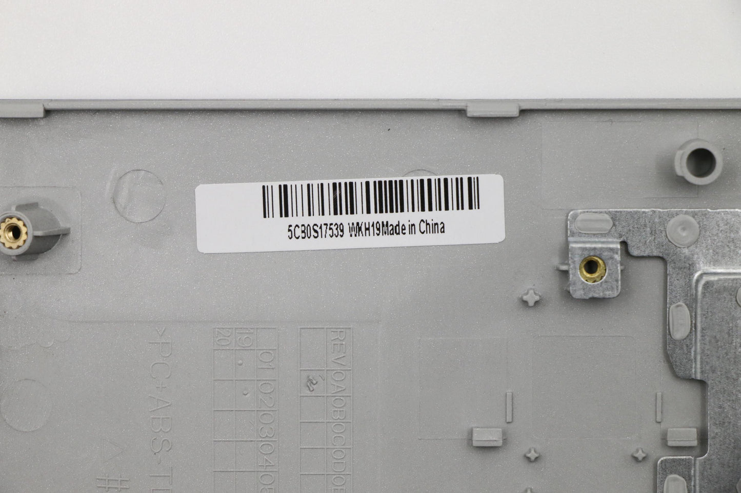 Lenovo Up Assy Pl_Gry Nfp W/Nblkb Us - 5CB0S17539