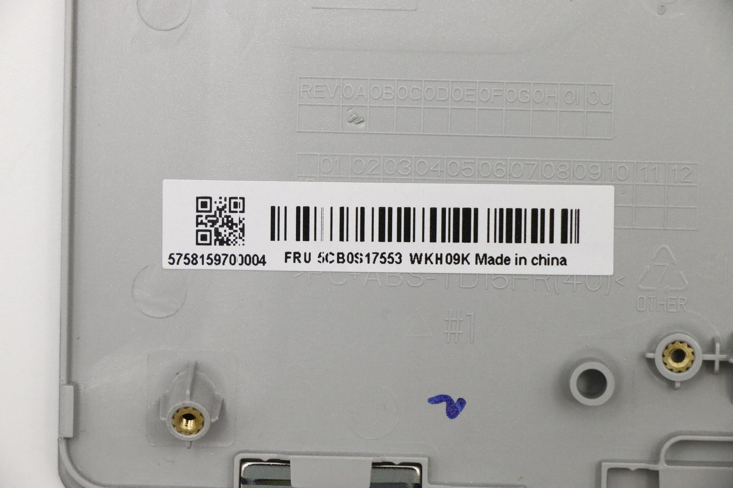 Lenovo Up Assy Pl_Gry Nfp W/Nblkb Por - 5CB0S17553