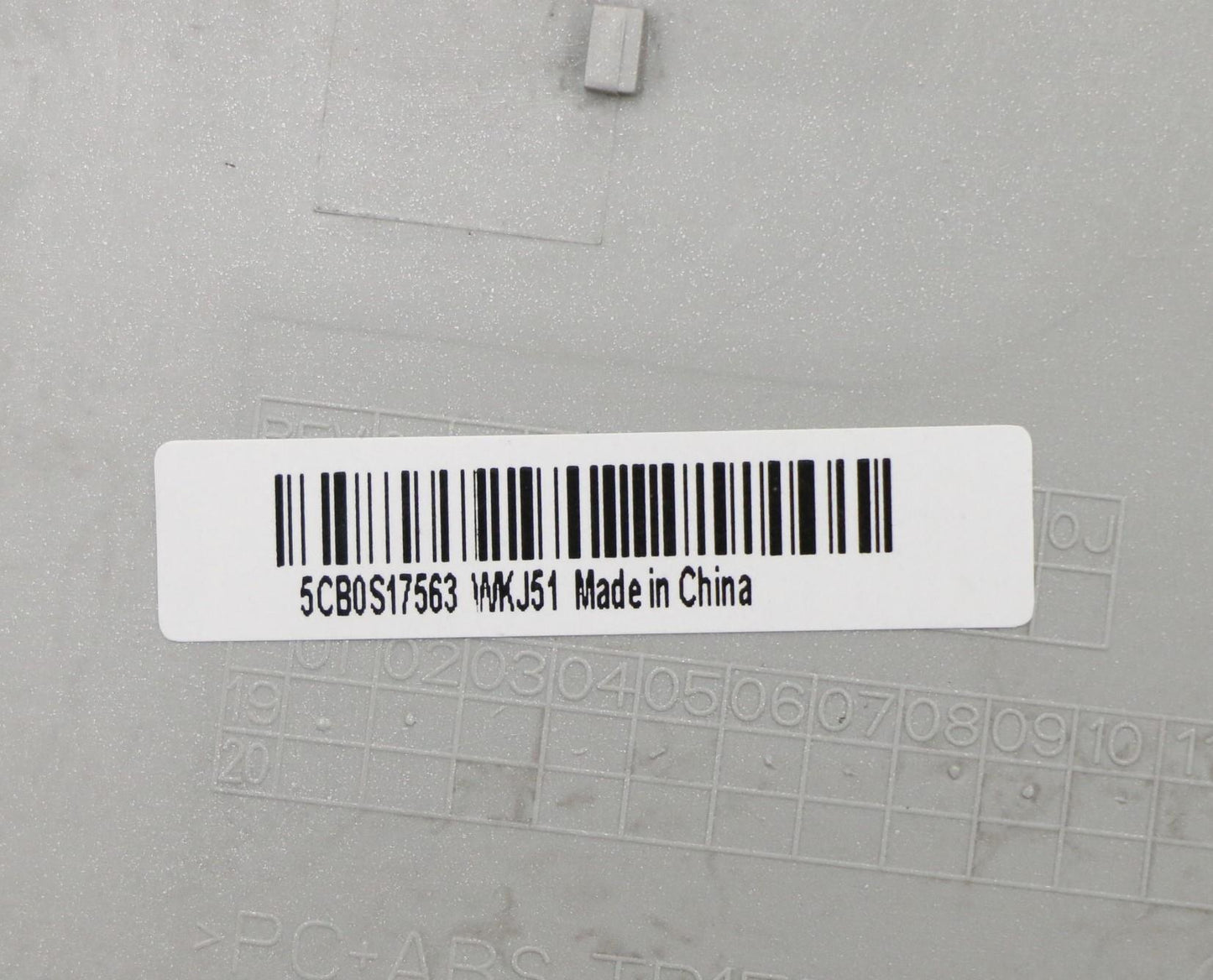 Lenovo Up Assy Pl_Gry Nfp W/Nblkb Slv - 5CB0S17563