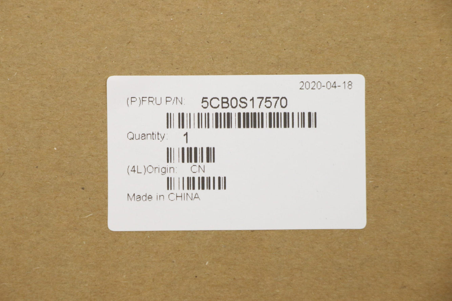 Lenovo Logic Lower_Black - 5CB0S17570