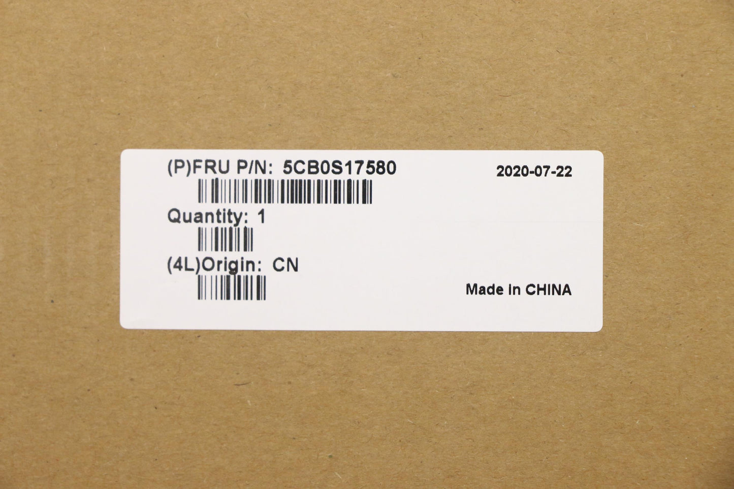 Lenovo Up Assy_Blk Fp W/Blkb T-Ch - 5CB0S17580