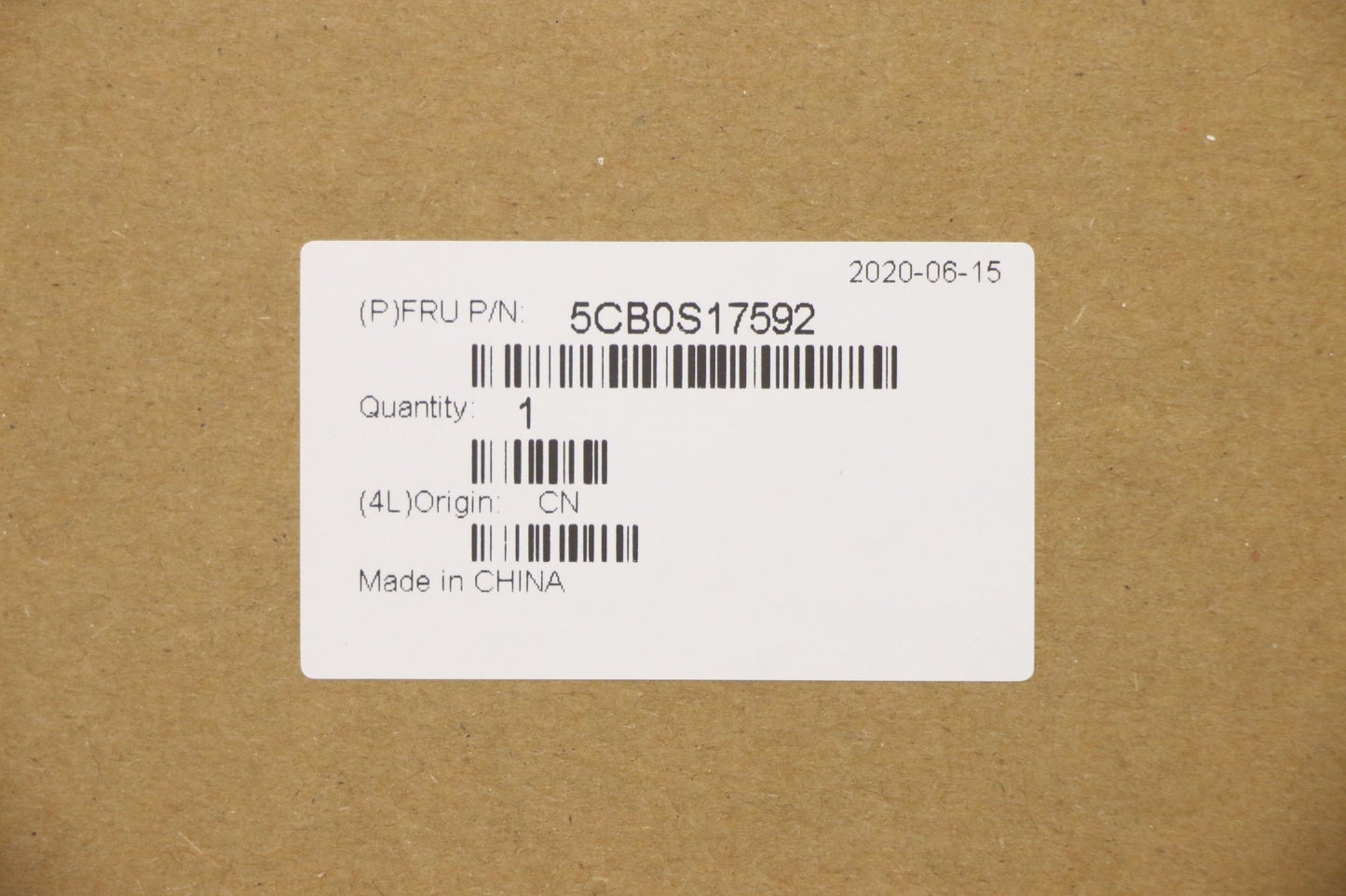 Lenovo Up Assy_Blk Fp W/Blkb Cf-En - 5CB0S17592