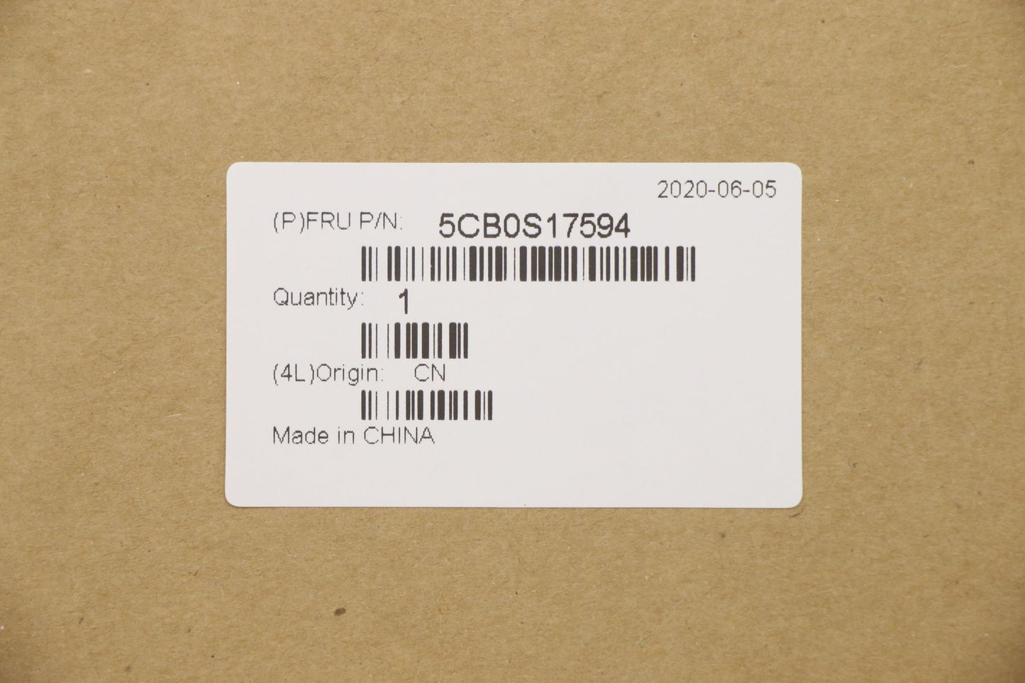 Lenovo Up Assy_Blk Fp W/Blkb Fre - 5CB0S17594