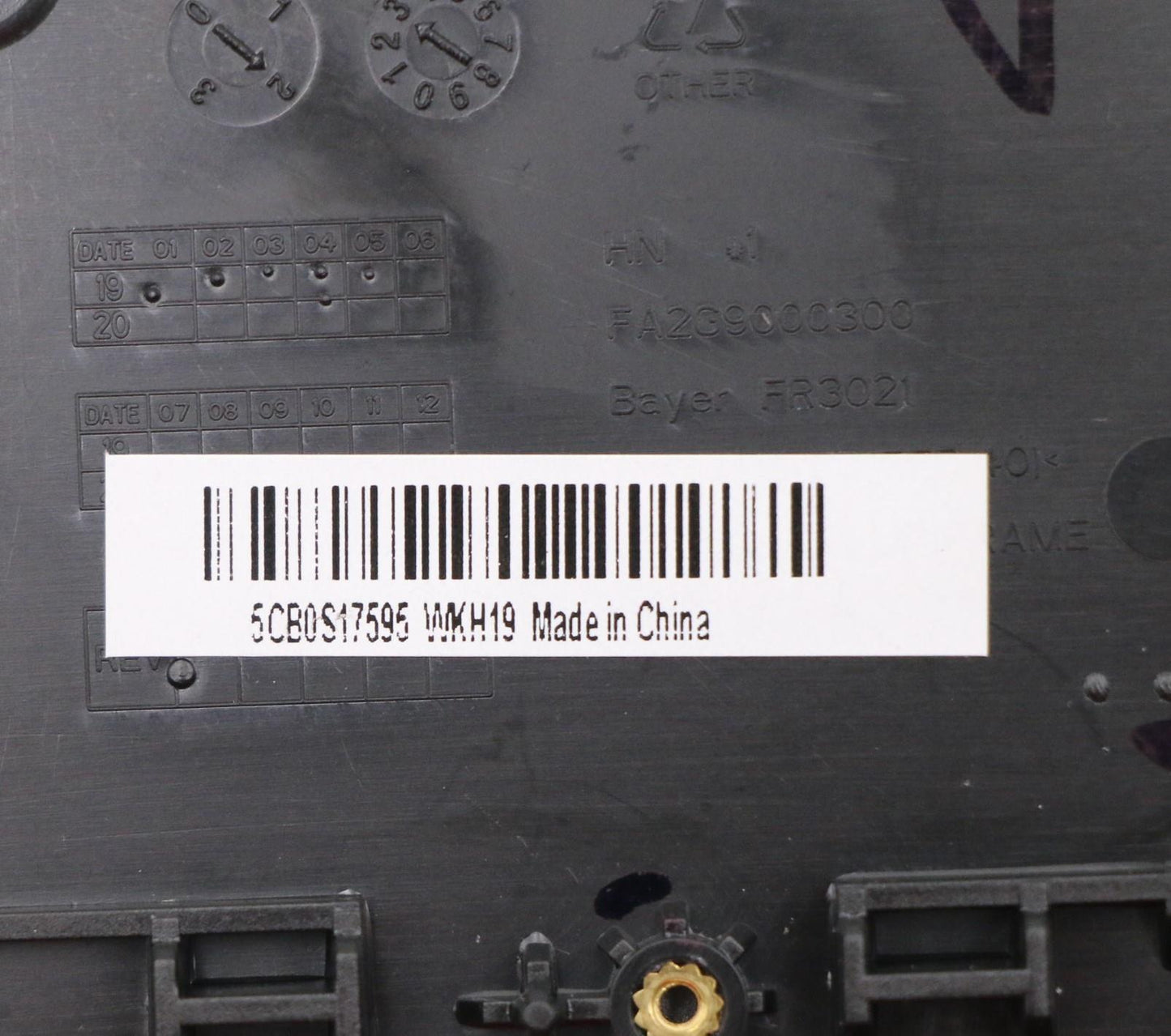 Lenovo Up Assy_Blk Fp W/Blkb Ger - 5CB0S17595