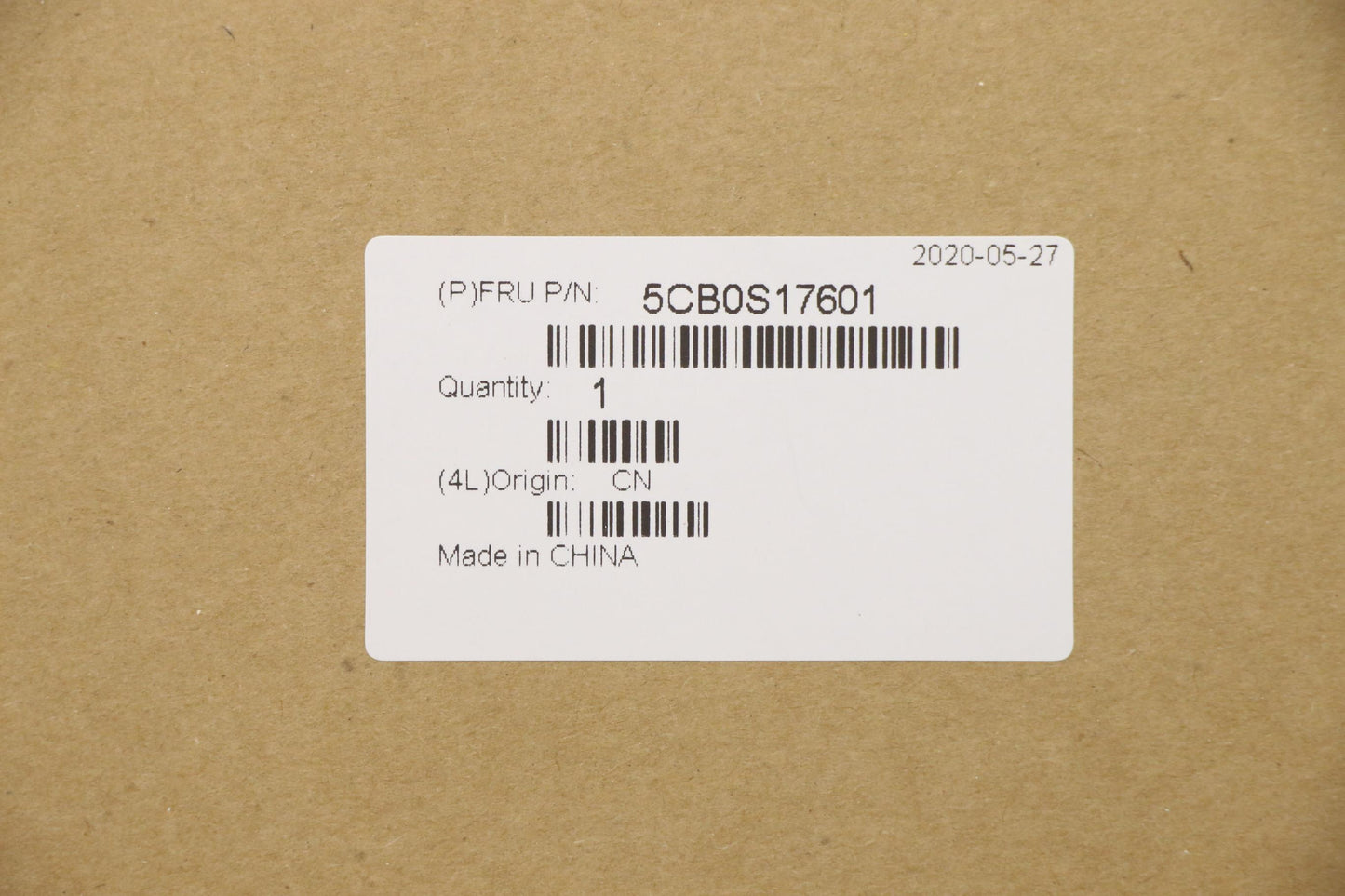 Lenovo Up Assy_Blk Fp W/Blkb Sw - 5CB0S17601