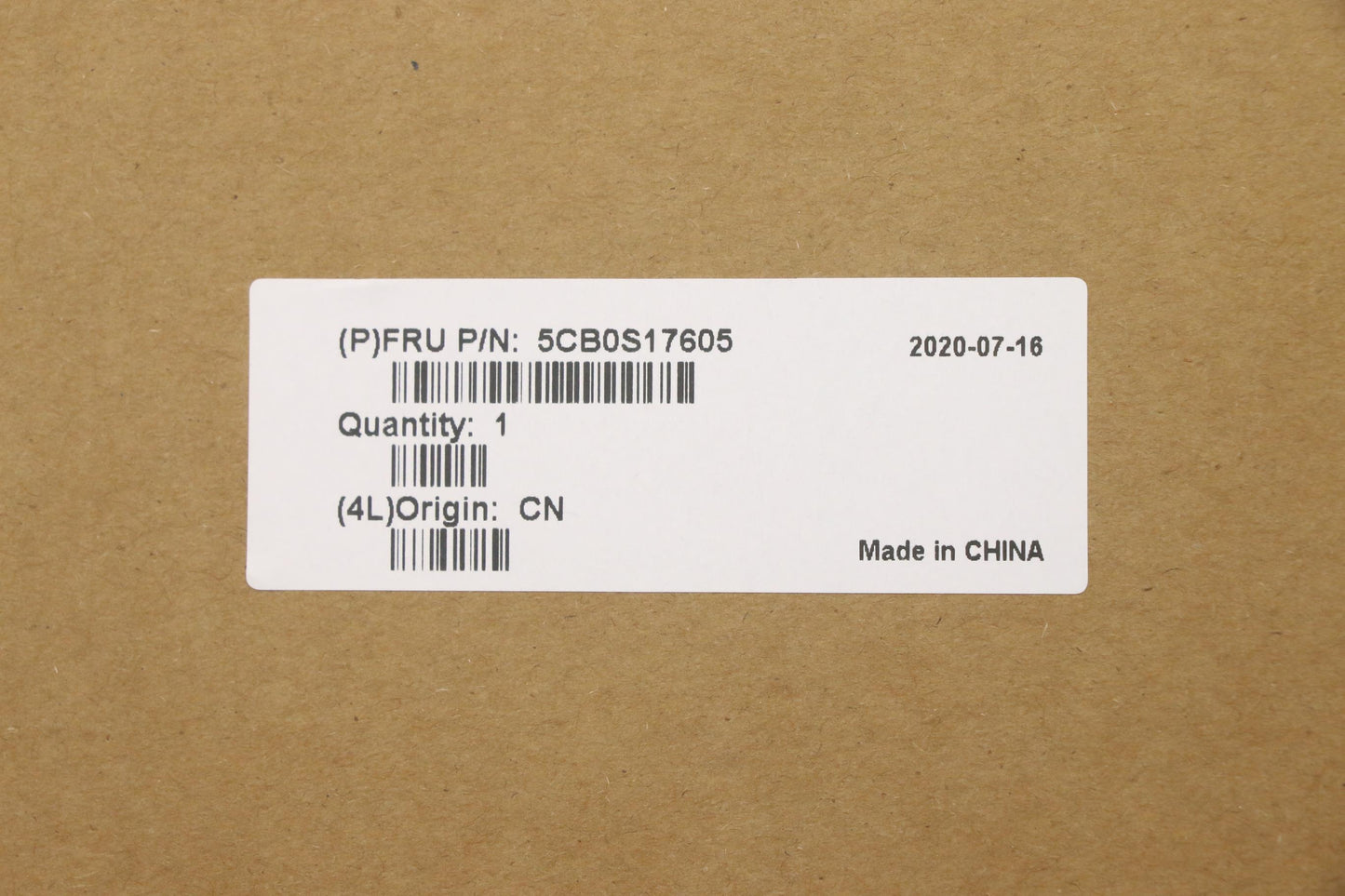 Lenovo Up Assy_Blk Fp W/Blkb Ukr - 5CB0S17605