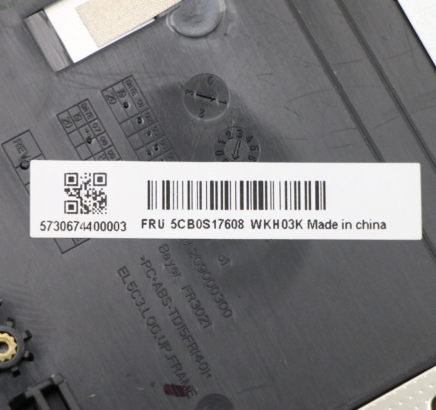 Lenovo Up Assy_Blk Nfp W/Blkb Us - 5CB0S17608