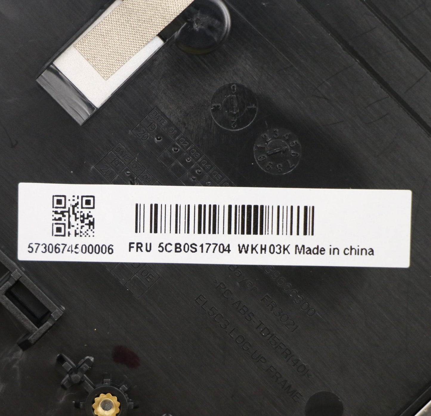Lenovo Up Assy_Gry Fp W/Blkb Inte - 5CB0S17704