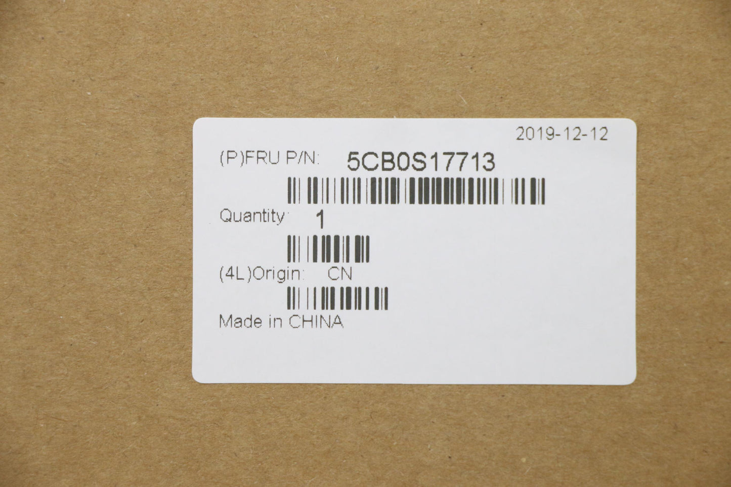Lenovo Up Assy_Gry Fp W/Blkb Ita - 5CB0S17713