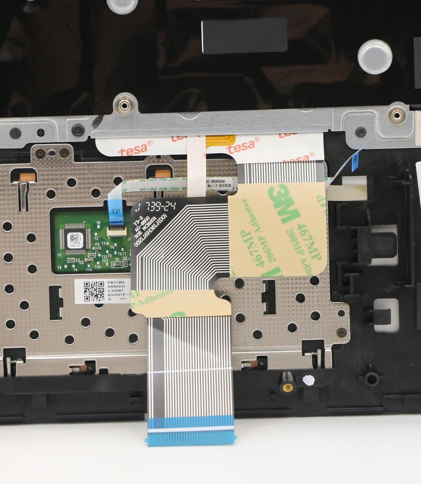 Lenovo Up Assy_Gry Fp W/Blkb Spn - 5CB0S17714