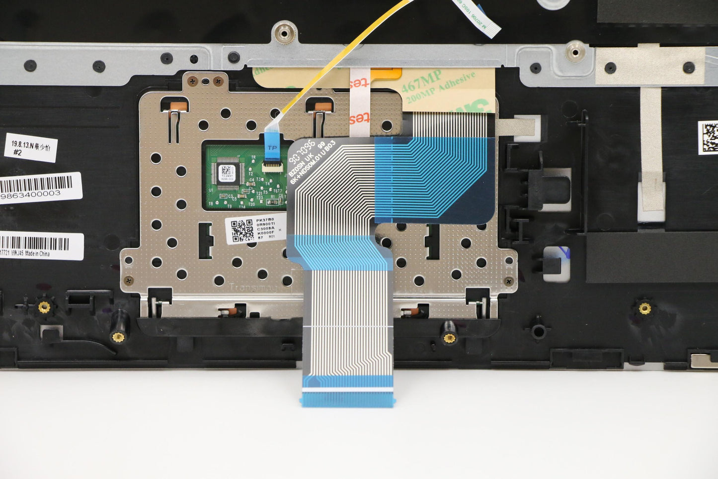 Lenovo Up Assy_Gry Fp W/Blkb Ger - 5CB0S17721