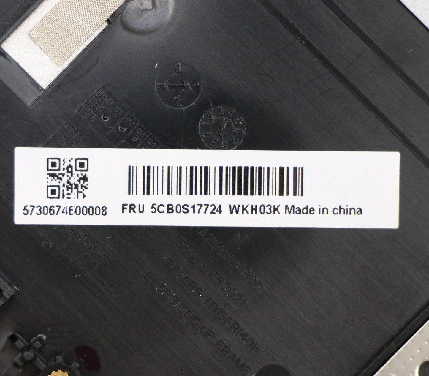 Lenovo Up Assy_Gry Fp W/Blkb Bel - 5CB0S17724