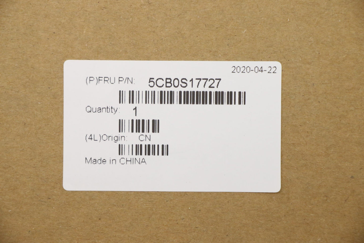 Lenovo Up Assy_Gry Fp W/Blkb Sw - 5CB0S17727