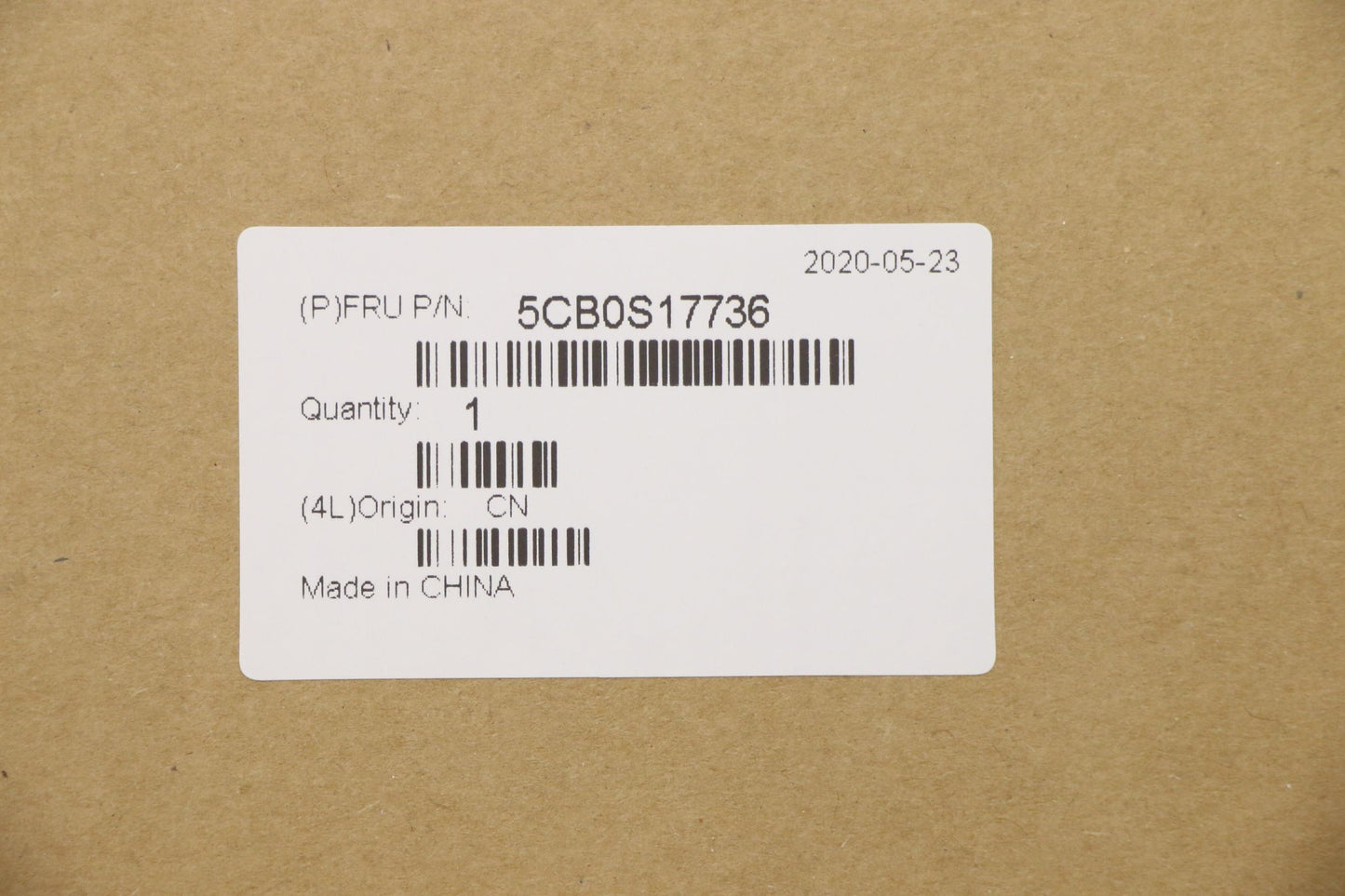 Lenovo Up Assy_Gry Nfp W/Blkb Inte - 5CB0S17736