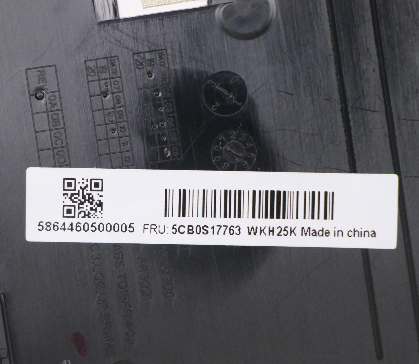Lenovo Up Assy_Gry Nfp W/Blkb Ukr - 5CB0S17763