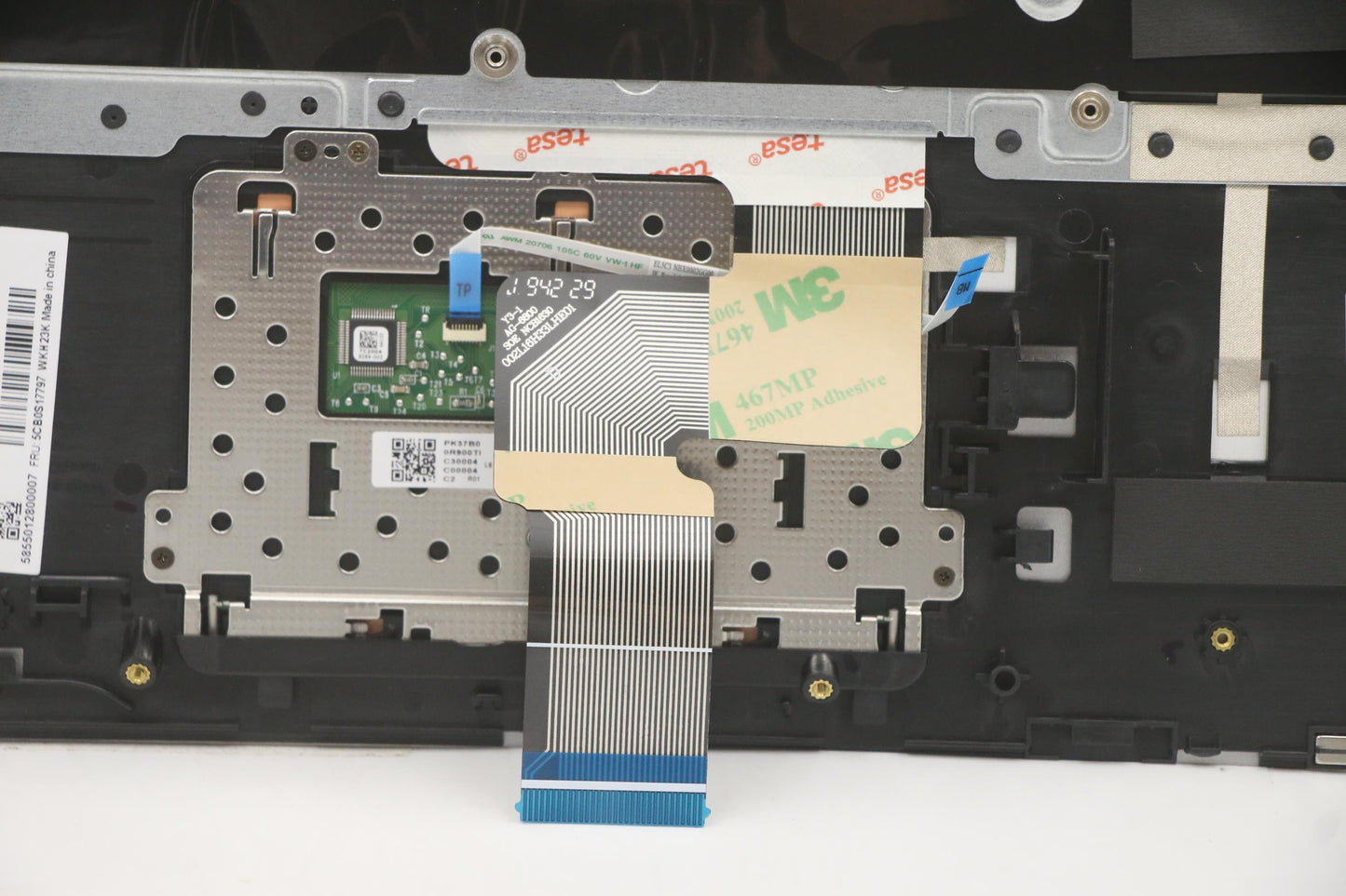 Lenovo USA English Upper Case, Grey, Non-Backlit - 5CB0S17797