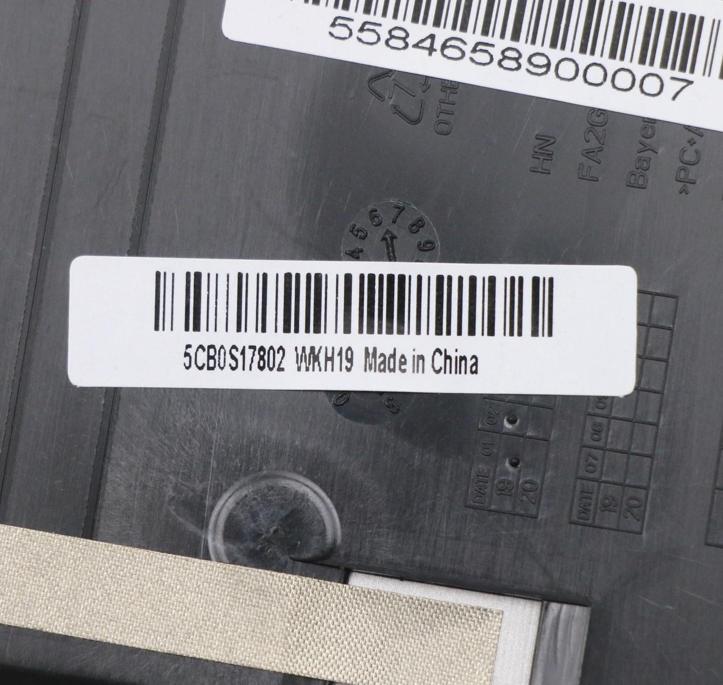 Lenovo Up Assy_Gry Nfp W/Nblkb Rus - 5CB0S17802