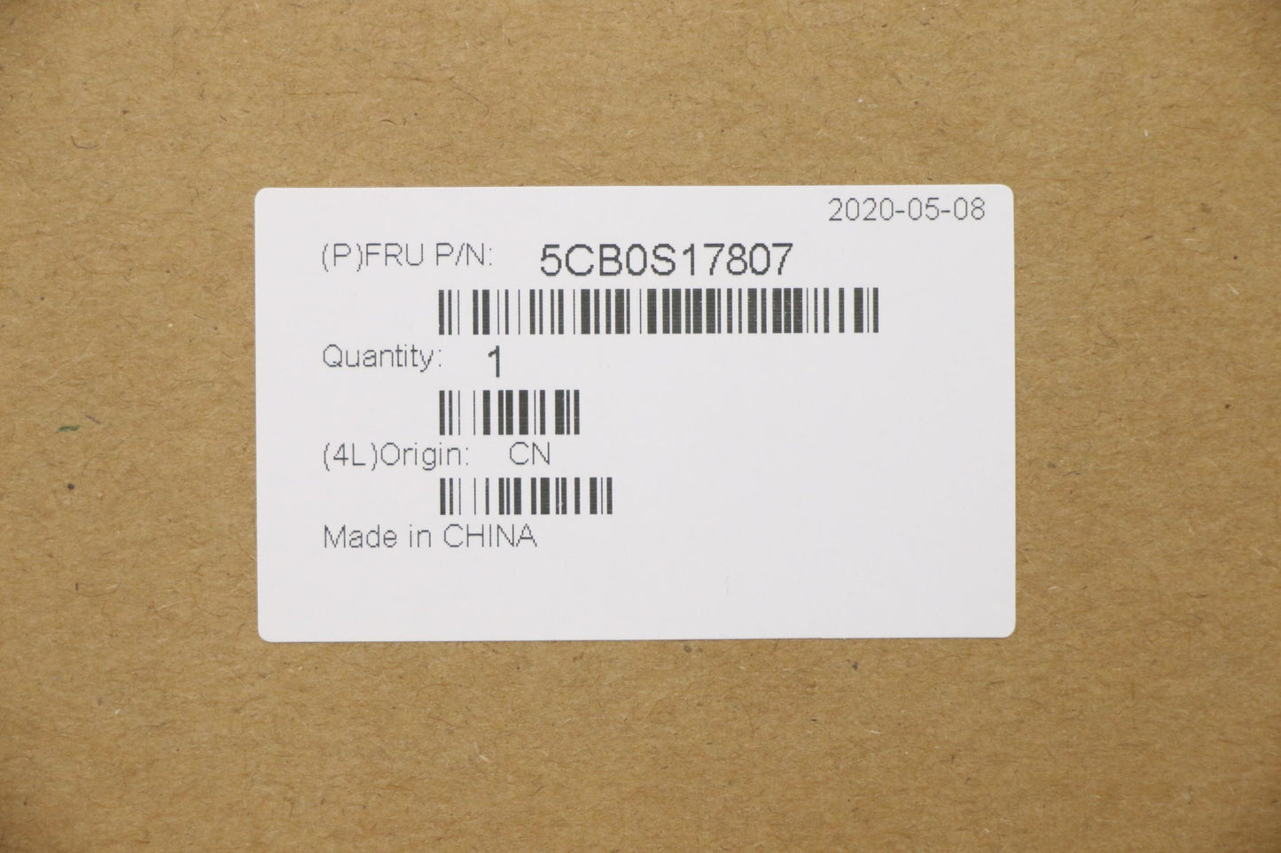 Lenovo Up Assy_Gry Nfp W/Nblkb Uk - 5CB0S17807