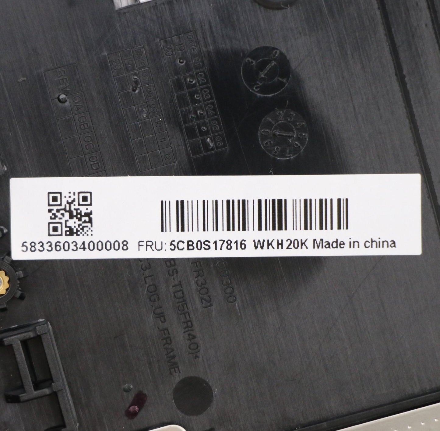 Lenovo Up Assy_Gry Nfp W/Nblkb Ger - 5CB0S17816
