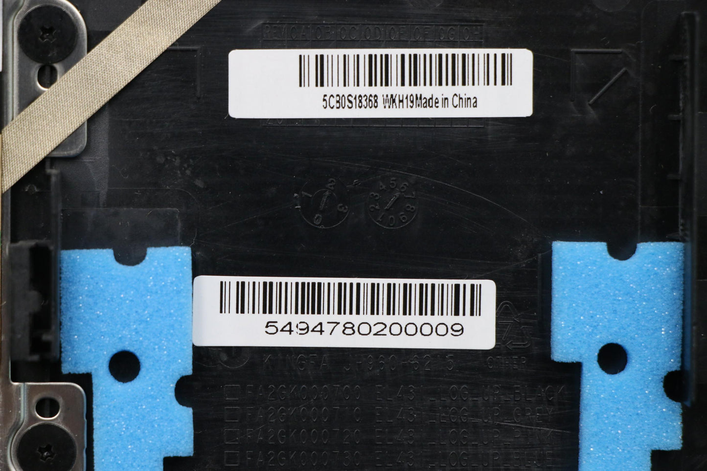 Lenovo Up Assy Black W/Nblkb_Us - 5CB0S18368