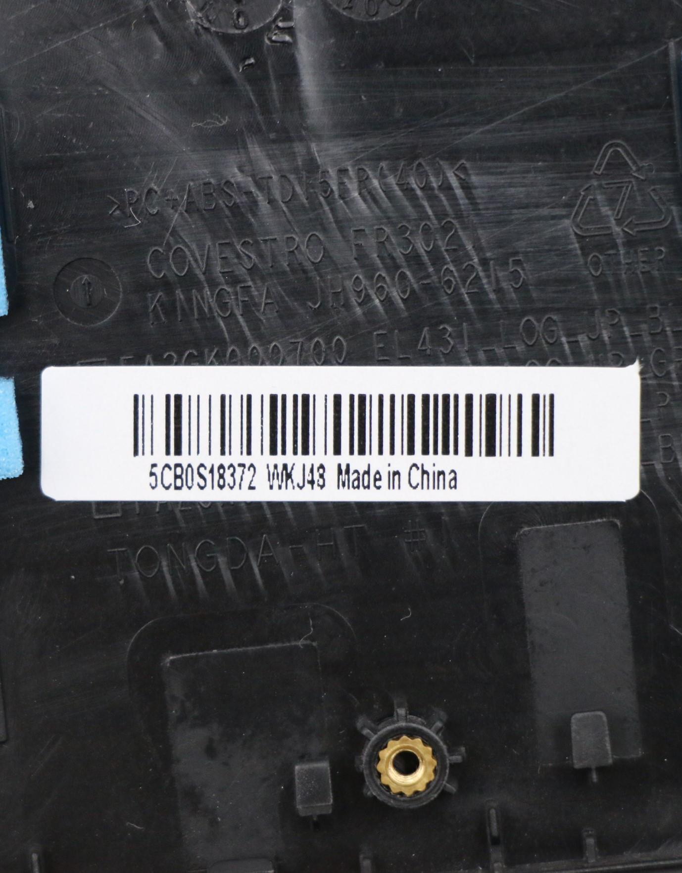 Lenovo Up Assy Black W/Nblkb_T-Ch - 5CB0S18372