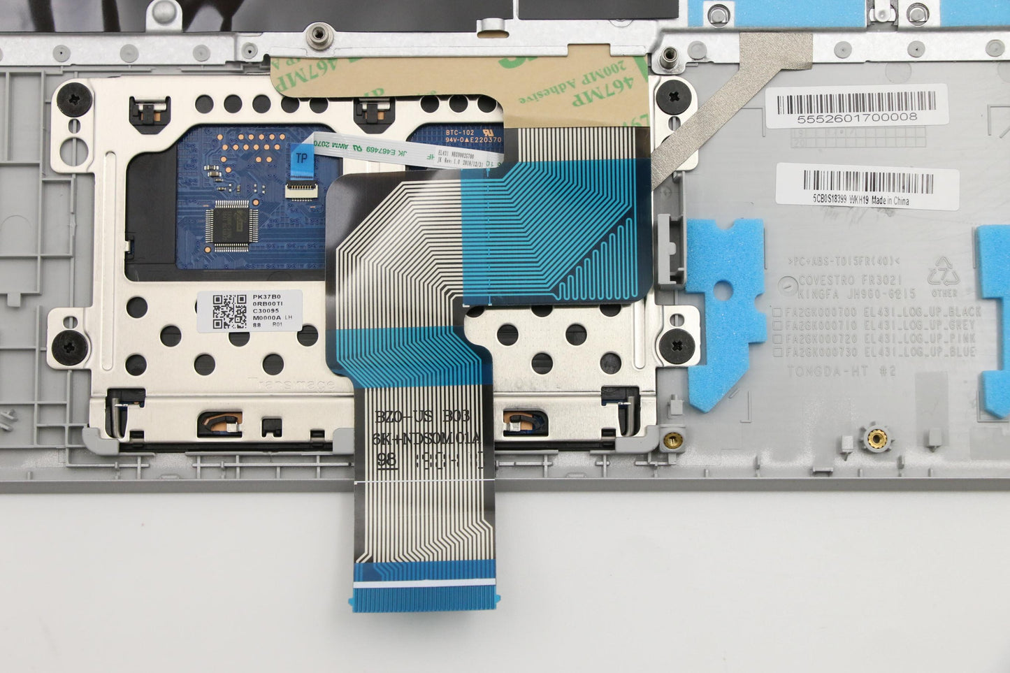 Lenovo Up Assy Grey W/Nblkb_Us - 5CB0S18399